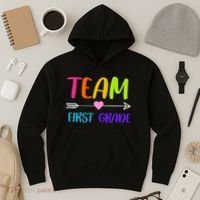 Team 1st Grade Arrow Heart Hoodie thumb 3