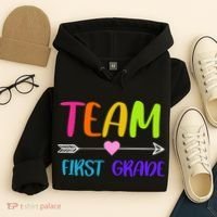 Team 1st Grade Arrow Heart Hoodie thumb 4