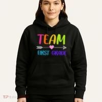 Team 1st Grade Arrow Heart Hoodie thumb 5