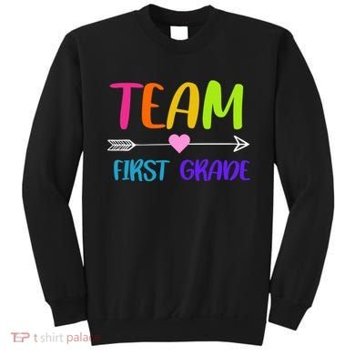 Team 1st Grade Arrow Heart Sweatshirt