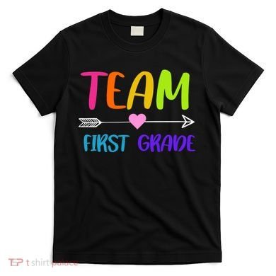 Team 1st Grade Arrow Heart T-Shirt