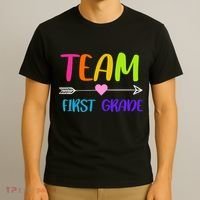 Team 1st Grade Arrow Heart T-Shirt thumb 3