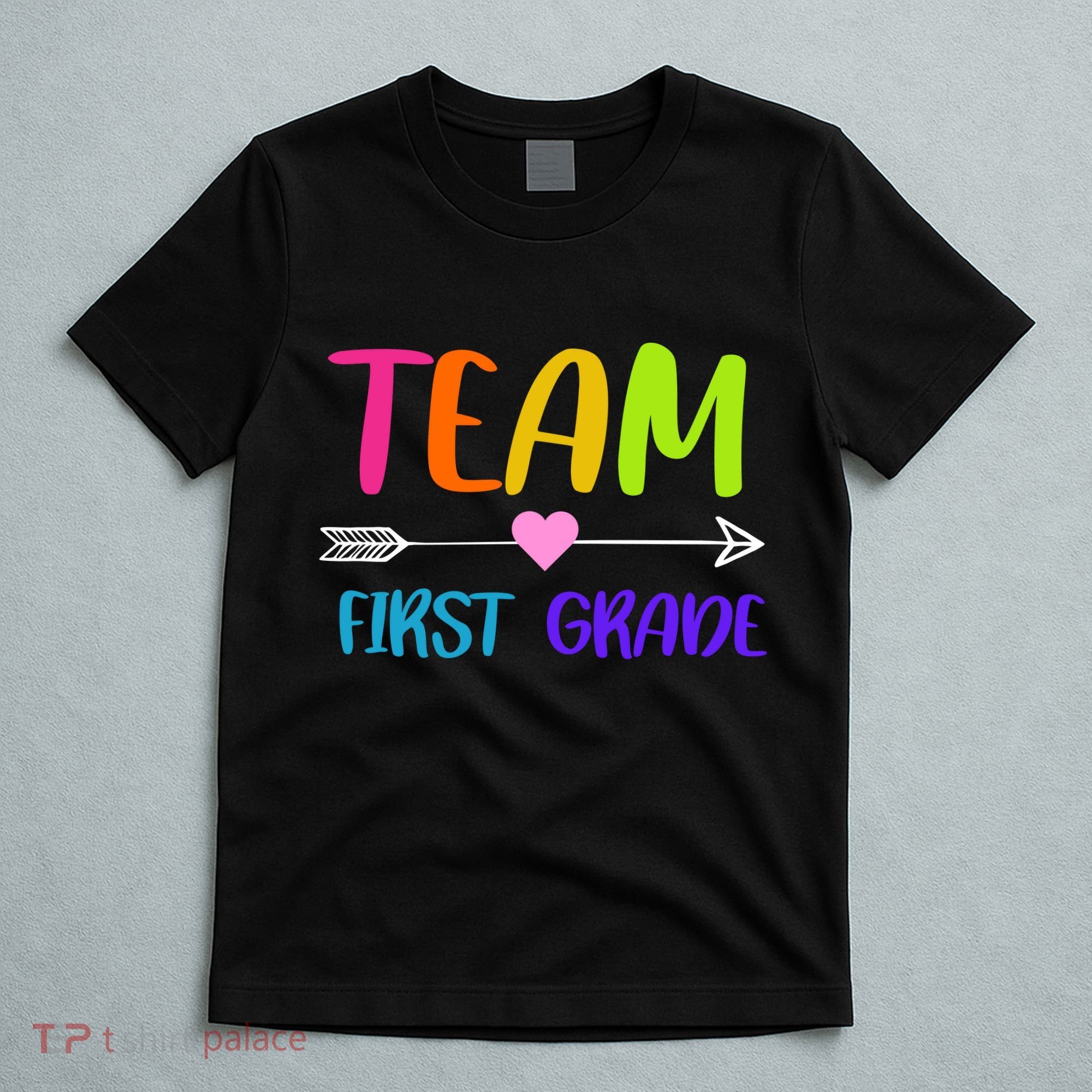 Team 1st Grade Arrow Heart T-Shirt