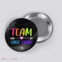 Team 1st Grade Arrow Heart Button thumb 0