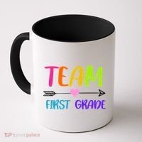 Team 1st Grade Arrow Heart Coffee Mug thumb 0
