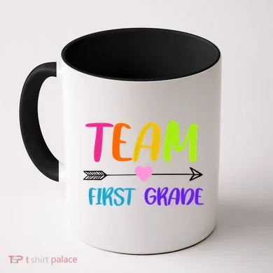 Team 1st Grade Arrow Heart Coffee Mug