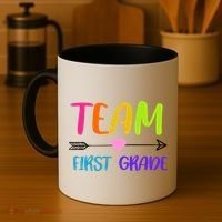 Team 1st Grade Arrow Heart Coffee Mug thumb 4