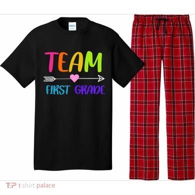 Team 1st Grade Arrow Heart Pajama Set