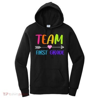 Team 1st Grade Arrow Heart Women's Hoodie