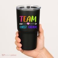 Team 1st Grade Arrow Heart Tumbler thumb 2