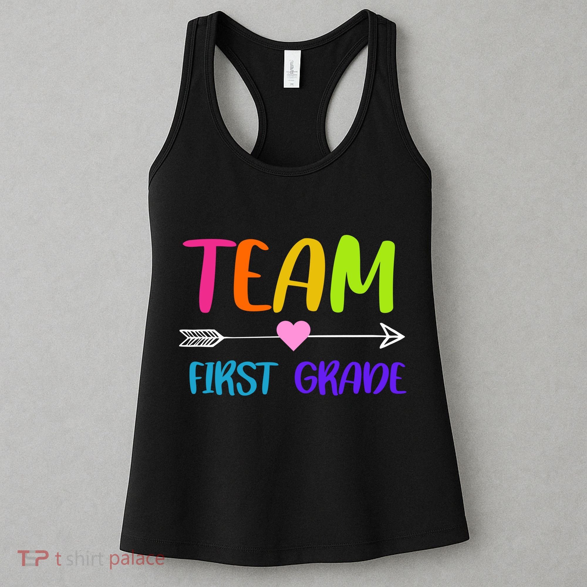 Team 1st Grade Arrow Heart Women's Tank Top