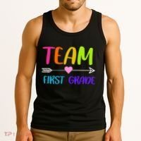 Team 1st Grade Arrow Heart Tank Top thumb 3