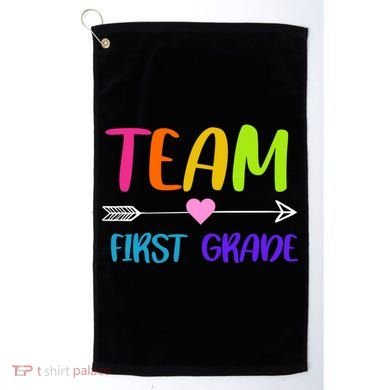 Team 1st Grade Arrow Heart Golf Towel