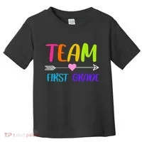 Team 1st Grade Arrow Heart Toddler T-Shirt thumb 0