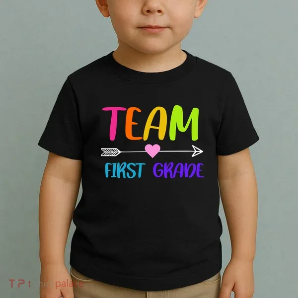 Team 1st Grade Arrow Heart Toddler T-Shirt
