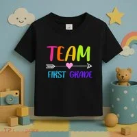 Team 1st Grade Arrow Heart Toddler T-Shirt thumb 3