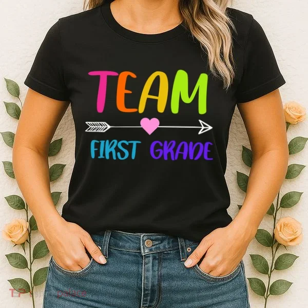 Team 1st Grade Arrow Heart Women's T-Shirt