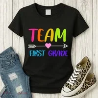 Team 1st Grade Arrow Heart Women's T-Shirt thumb 3