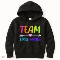 Team 1st Grade Arrow Heart Kids Hoodie thumb 0