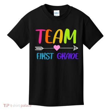 Team 1st Grade Arrow Heart Kids T-Shirt