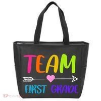Team 1st Grade Arrow Heart Tote Bag thumb 0