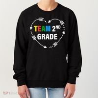 Team 2nd Grade Arrow Heart Women's Sweatshirt thumb 0