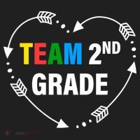 Team 2nd Grade Arrow Heart Beanie thumb 2