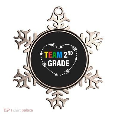 Team 2nd Grade Arrow Heart Ornament