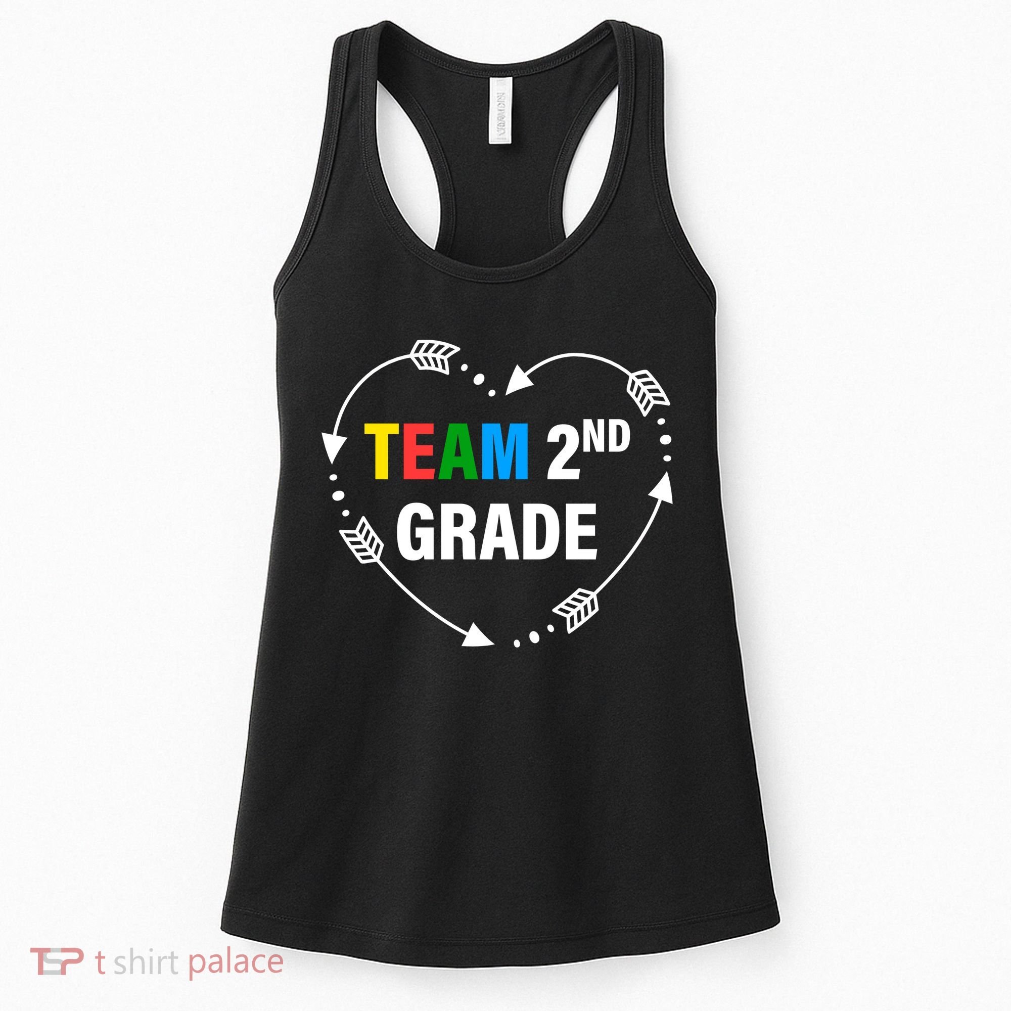 Team 2nd Grade Arrow Heart Women's Tank Top