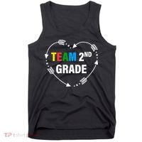 Team 2nd Grade Arrow Heart Tank Top thumb 0