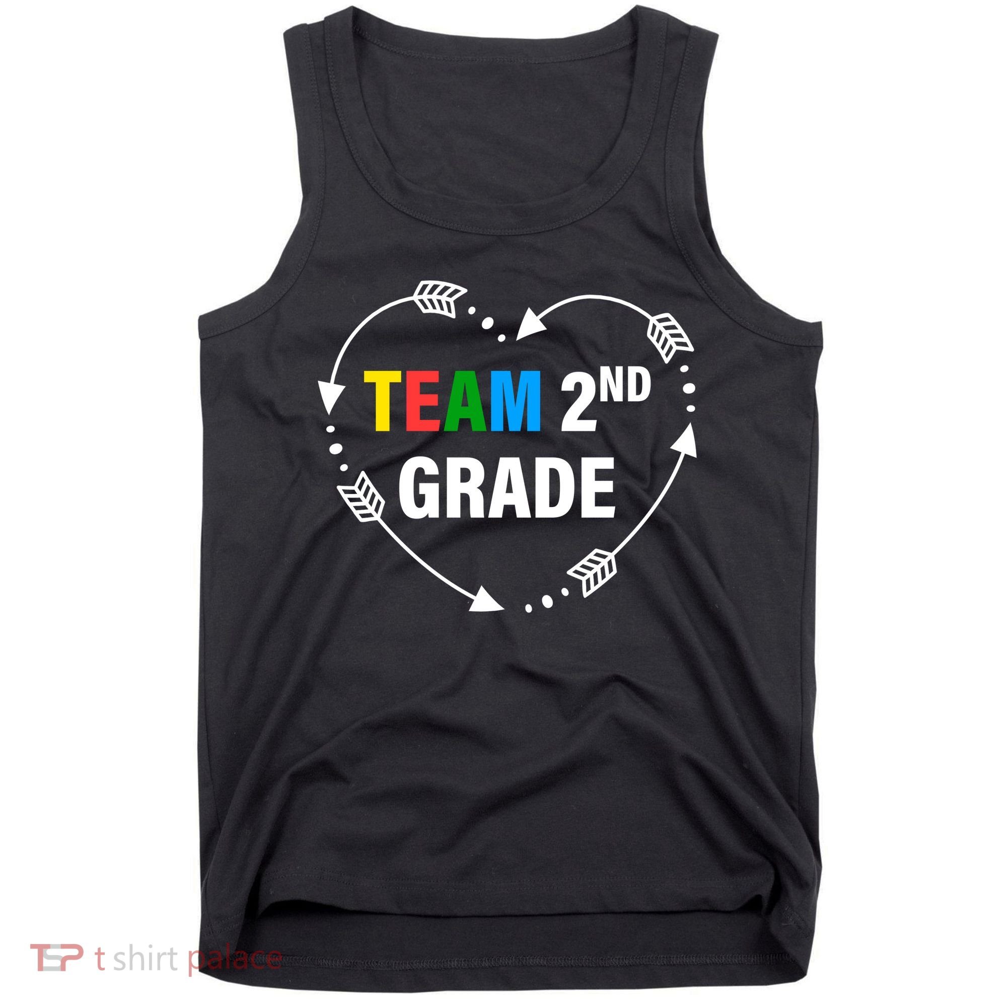 Team 2nd Grade Arrow Heart Tank Top