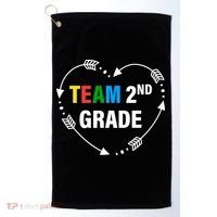 Team 2nd Grade Arrow Heart Golf Towel thumb 0