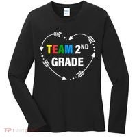 Team 2nd Grade Arrow Heart Women's Long Sleeve Shirt thumb 0