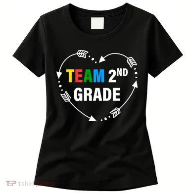 Team 2nd Grade Arrow Heart Women's T-Shirt