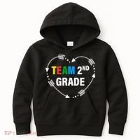 Team 2nd Grade Arrow Heart Kids Hoodie thumb 0