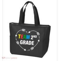 Team 2nd Grade Arrow Heart Tote Bag thumb 3
