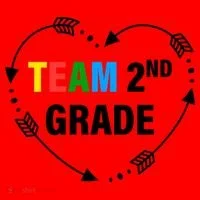Team 2nd Grade Arrow Heart Santa Hat thumb 1