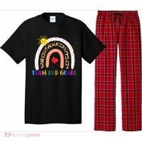 Team 2nd Grade Cute Rainbow Teachers Students Pajama Set thumb 0