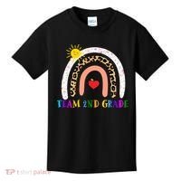 Team 2nd Grade Cute Rainbow Teachers Students Kids T-Shirt thumb 0