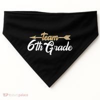 Team 6th Grade Golden Arrow USA-Made Doggie Bandana thumb 0