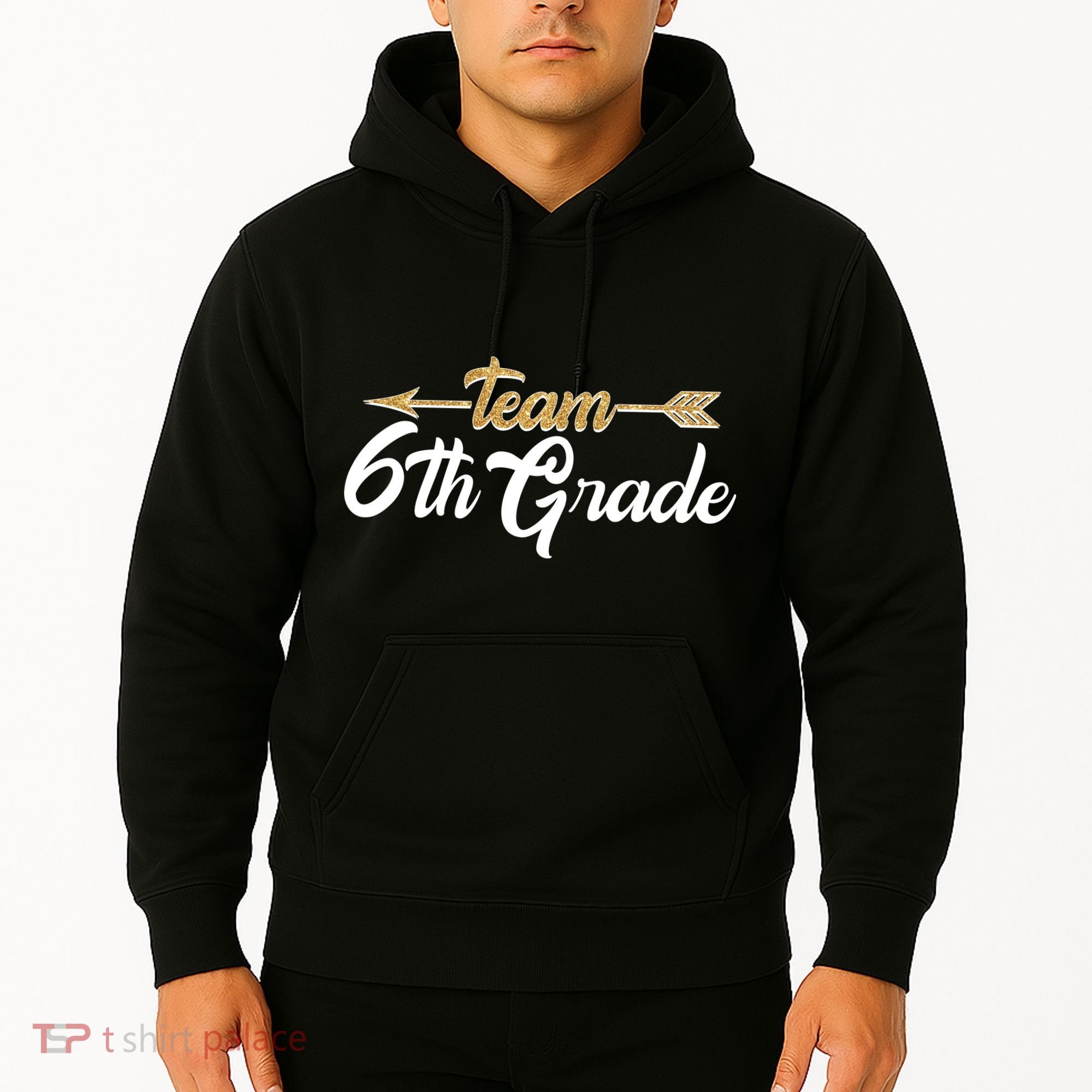 Team 6th Grade Golden Arrow Hoodie
