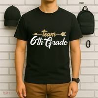 Team 6th Grade Golden Arrow T-Shirt thumb 6