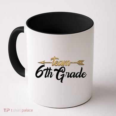 Team 6th Grade Golden Arrow Coffee Mug