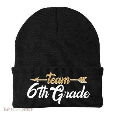 Team 6th Grade Golden Arrow Beanie