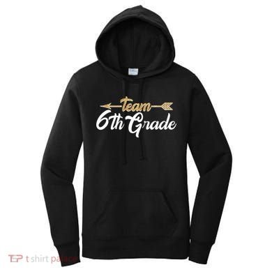 Team 6th Grade Golden Arrow Women's Hoodie