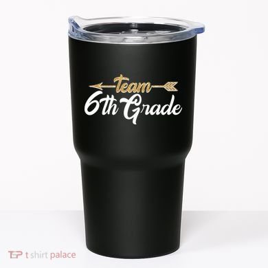 Team 6th Grade Golden Arrow Tumbler