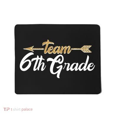 Team 6th Grade Golden Arrow Mousepad