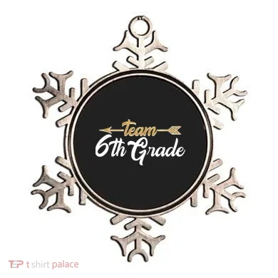 Team 6th Grade Golden Arrow Ornament