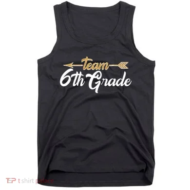 Team 6th Grade Golden Arrow Tank Top