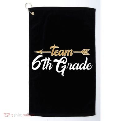 Team 6th Grade Golden Arrow Golf Towel